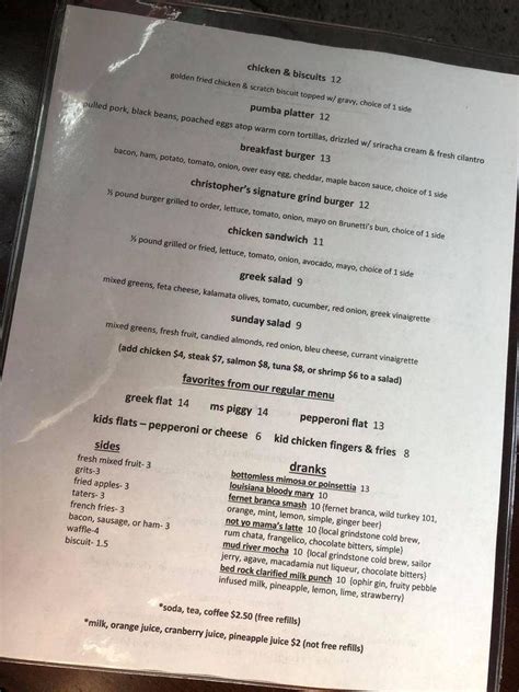 christopher's eats menu|More.